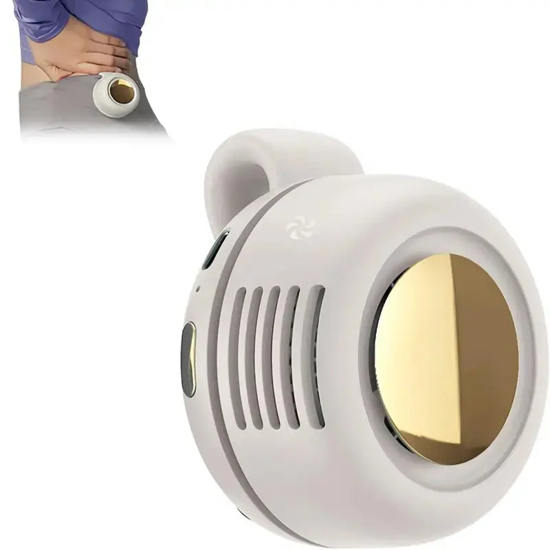 Westdeer Portable Silent Mini Bladeless Electric Fan,Adjustable 3-Speed Suspended Waist Fans,Phone Cooling Fan,Personal Fan,Rotating Bodyfan Suitable for Outdoor Travel,Fathersdaygift,Rechargeable Personal Fan,Handheld Turbo Fan,Perfect Gift
